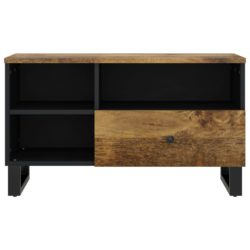 TV-benk 80x33x46 cm heltre mango og konstruert tre