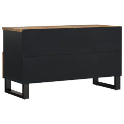 TV-benk 80x33x46 cm heltre mango og konstruert tre