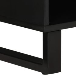 TV-benk 80x33x46 cm heltre mango og konstruert tre