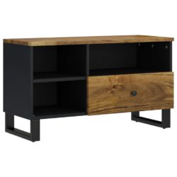 TV-benk 80x33x46 cm heltre mango og konstruert tre