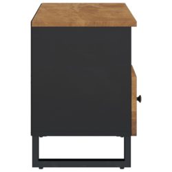 TV-benk 100x33x46 cm heltre mango og konstruert tre