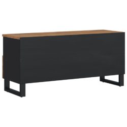 TV-benk 100x33x46 cm heltre mango og konstruert tre