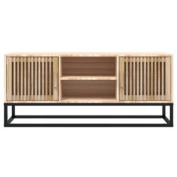 TV-benk 105x30x45 cm konstruert tre og jern