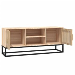 TV-benk 105x30x45 cm konstruert tre og jern