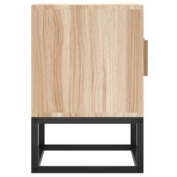 TV-benk 105x30x45 cm konstruert tre og jern