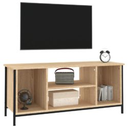 TV-benk sonoma eik 102x35x45 cm konstruert tre