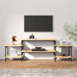 TV-benk sonoma eik 157x35x52 cm konstruert tre