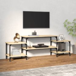 TV-benk sonoma eik 157x35x52 cm konstruert tre