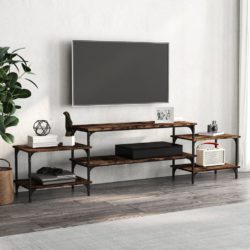 TV-benk røkt eik 197x35x52 cm konstruert tre