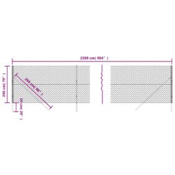 Kjedegjerde grønn 2×25 m