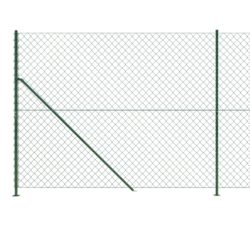 Kjettinggjerde med flens grønn 1,6×25 m