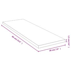 Vegghylle 60x20x1,5 cm bambus