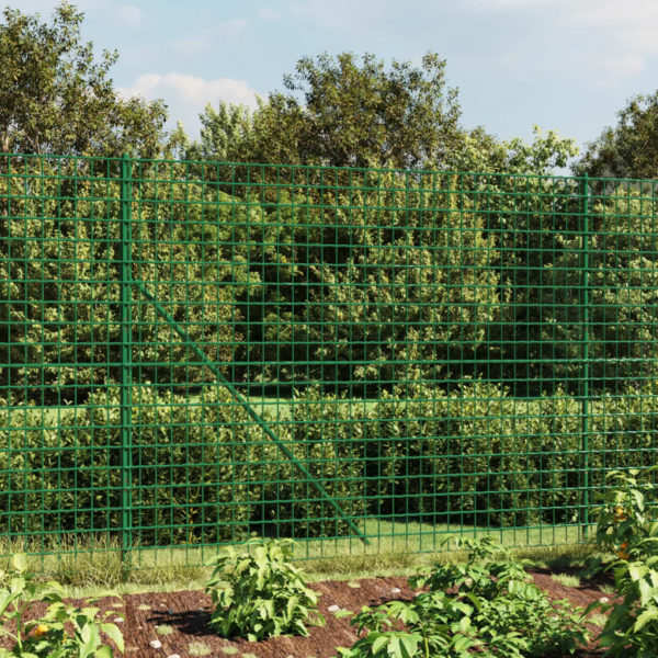 Nettinggjerde grønn 1,6×25 m galvanisert stål