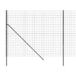 Nettinggjerde antrasitt 2×25 m galvanisert stål