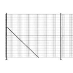 Nettinggjerde med flens antrasitt 1,6×10 m