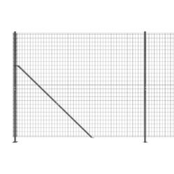 Nettinggjerde med flens antrasitt 1,6×25 m