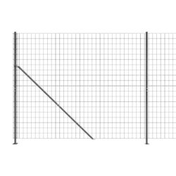 Nettinggjerde med flens antrasitt 1,8×10 m