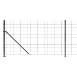 Nettinggjerde med flens antrasitt 1,1×10 m