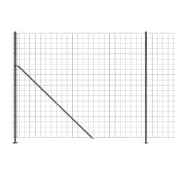 Nettinggjerde med flens antrasitt 1,8×10 m