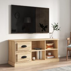 TV-benk sonoma eik 102×35,5×47,5 cm konstruert tre