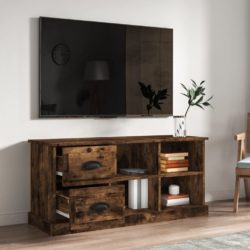 TV-benk røkt eik 102×35,5×47,5 cm konstruert tre