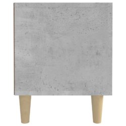 TV-benk betonggrå 180×31,5×40 cm konstruert tre