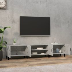 TV-benk betonggrå 180×31,5×40 cm konstruert tre