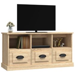 TV-benk sonoma eik 100x35x50 cm konstruert tre