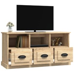 TV-benk sonoma eik 100x35x50 cm konstruert tre