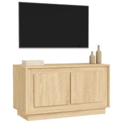 TV-benk sonoma eik 80x35x45 cm konstruert tre