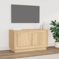 TV-benk sonoma eik 80x35x45 cm konstruert tre