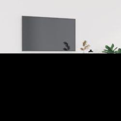 TV-benk betonggrå 102x35x45 cm konstruert tre