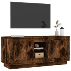 TV-benk røkt eik 102x35x45 cm konstruert tre