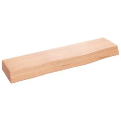 Vegghylle lysebrun 40x10x4 cm behandlet heltre eik