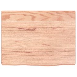 Vegghylle lysebrun 40x30x2 cm behandlet heltre eik