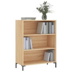 Bokhylle sonoma eik 69,5×32,5×90 cm konstruert tre