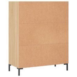 Bokhylle sonoma eik 69,5×32,5×90 cm konstruert tre