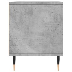 TV-benk betonggrå 100×34,5×44,5 cm konstruert tre