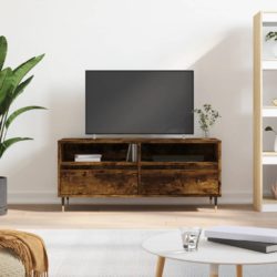 TV-benk røkt eik 100×34,5×44,5 cm konstruert tre