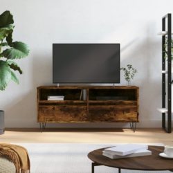 TV-benk røkt eik 100×34,5×44,5 cm konstruert tre