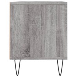 TV-benk grå sonoma 100×34,5×44,5 cm konstruert tre