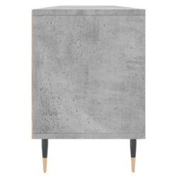 TV-benk betonggrå 150x30x44,5 cm konstruert tre