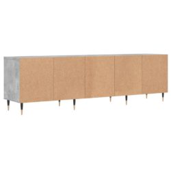 TV-benk betonggrå 150x30x44,5 cm konstruert tre