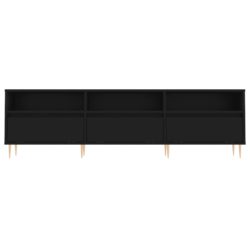 TV-benk svart 150x30x44,5 cm konstruert tre