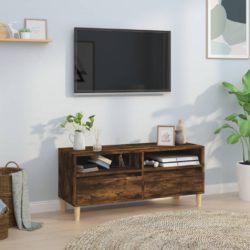 TV-benk røkt eik 100×34,5×44,5 cm konstruert tre