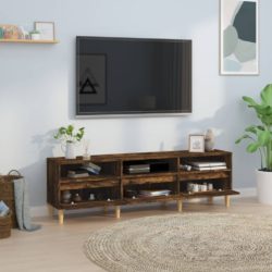 TV-benk røkt eik 150x30x44,5 cm konstruert tre