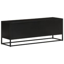 TV-benk 110x30x40 cm heltre mangotre og jern