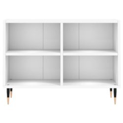 TV-benk hvit 69,5x30x50 cm konstruert tre