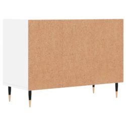 TV-benk hvit 69,5x30x50 cm konstruert tre