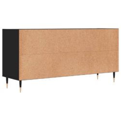 TV-benk svart 103,5x30x50 cm konstruert tre